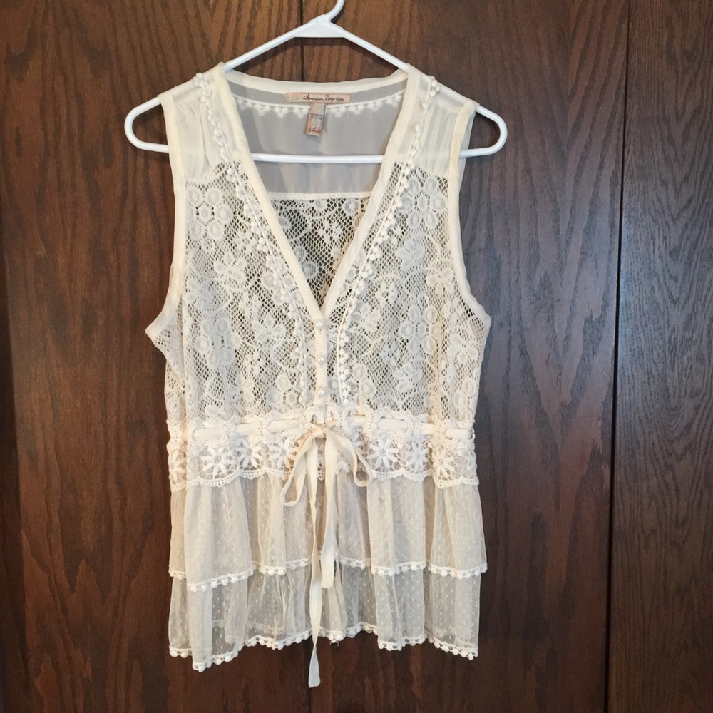 Lace vest